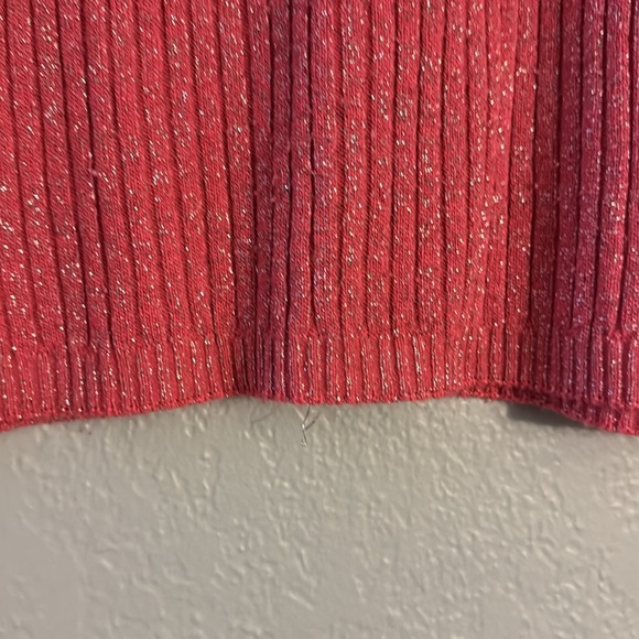 BFA CLASSICS Glitter Sparkle Short Sleeve Sweater XLP - Picture 6 of 7